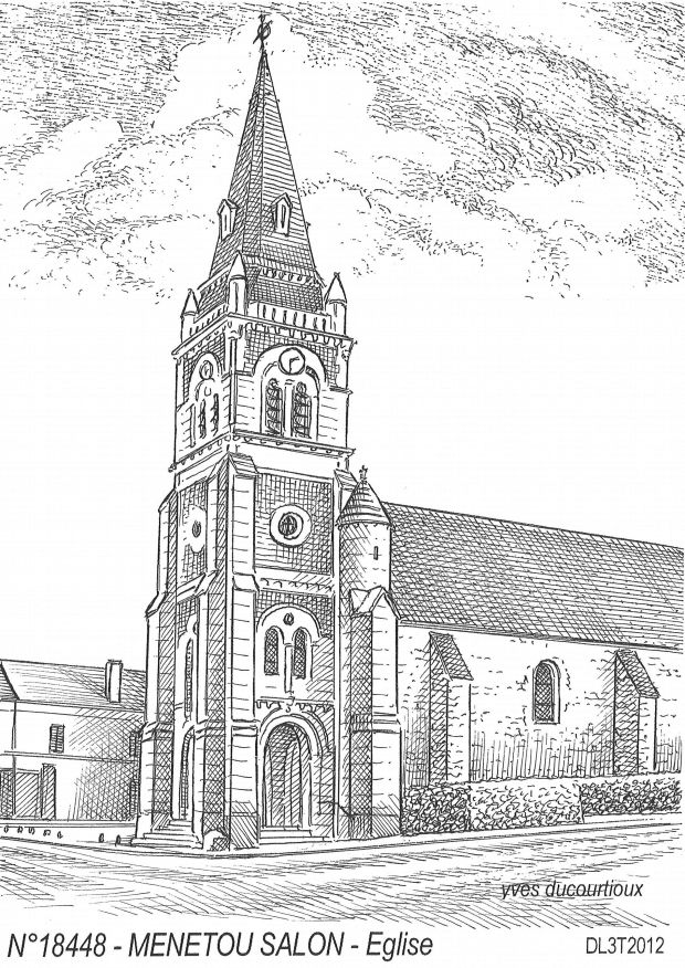 N 18448 - MENETOU SALON - église